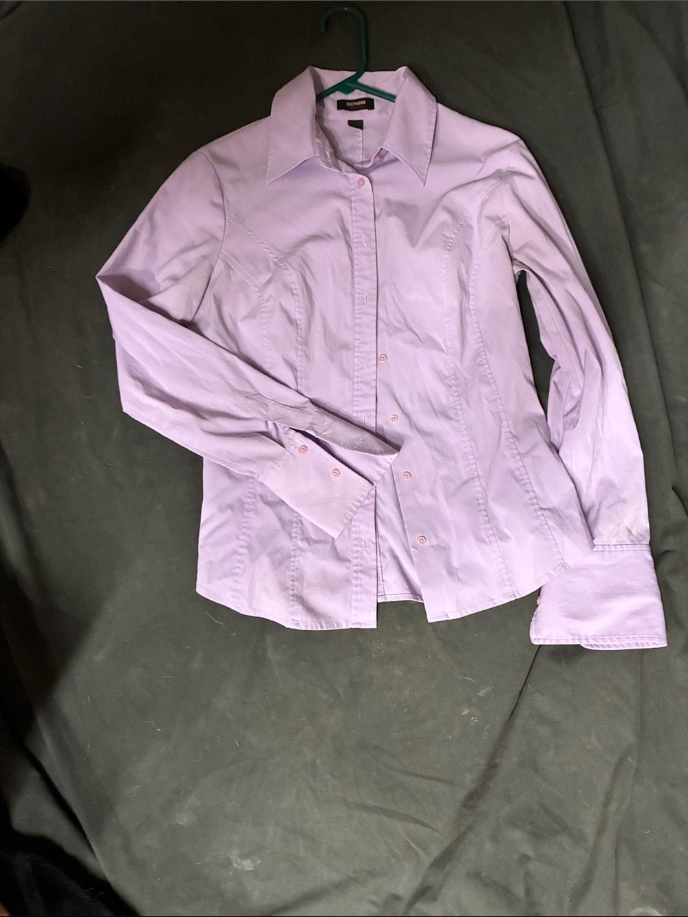 Express Lilac Men's Dress Shirt